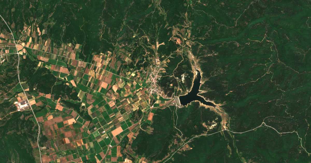 Сателитска карта на Белотинци