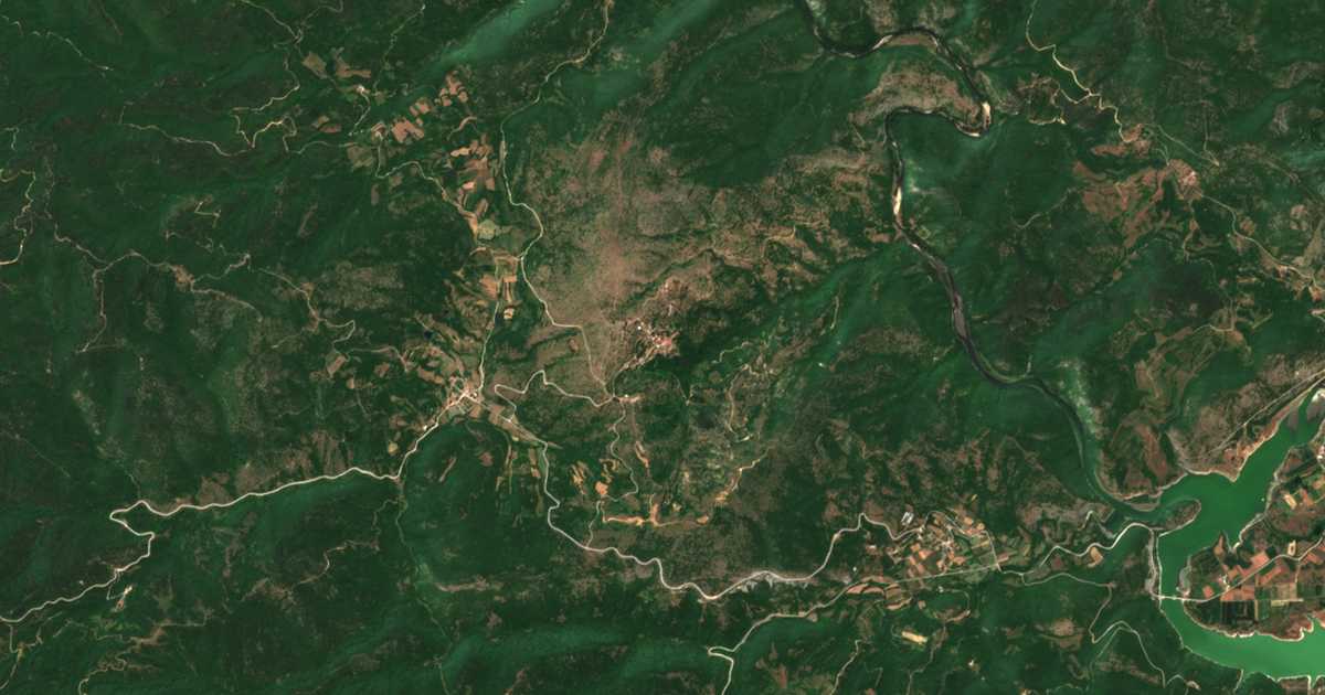 Сателитска карта на Черешово