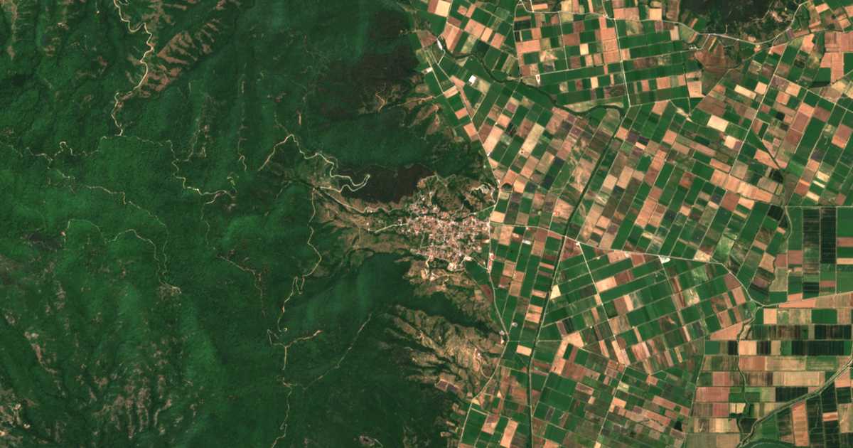 Сателитска карта на Старчишта