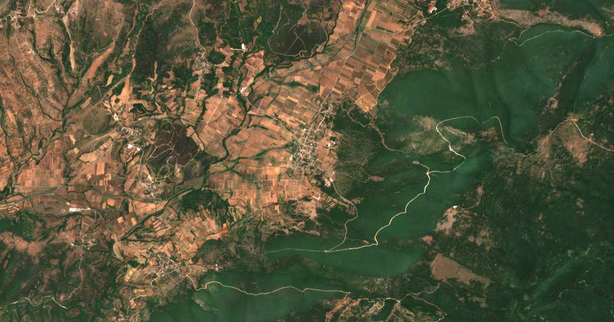 Сателитска карта на Козлуќој