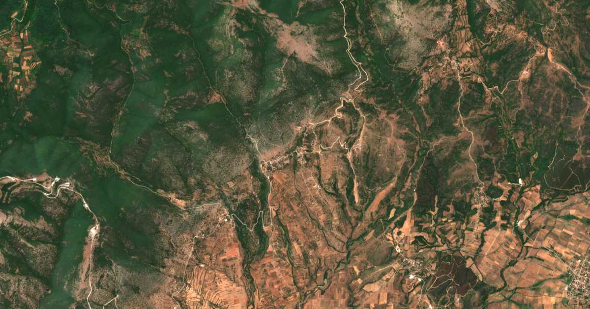 Сателитска карта на Зарич
