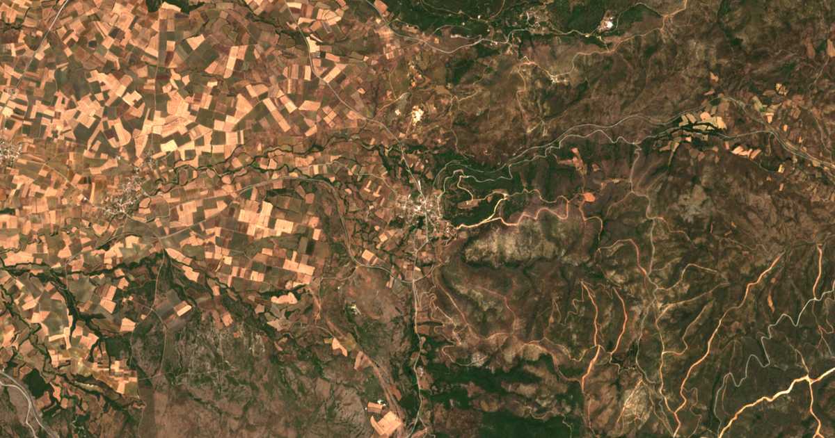 Сателитска карта на Чобанќој