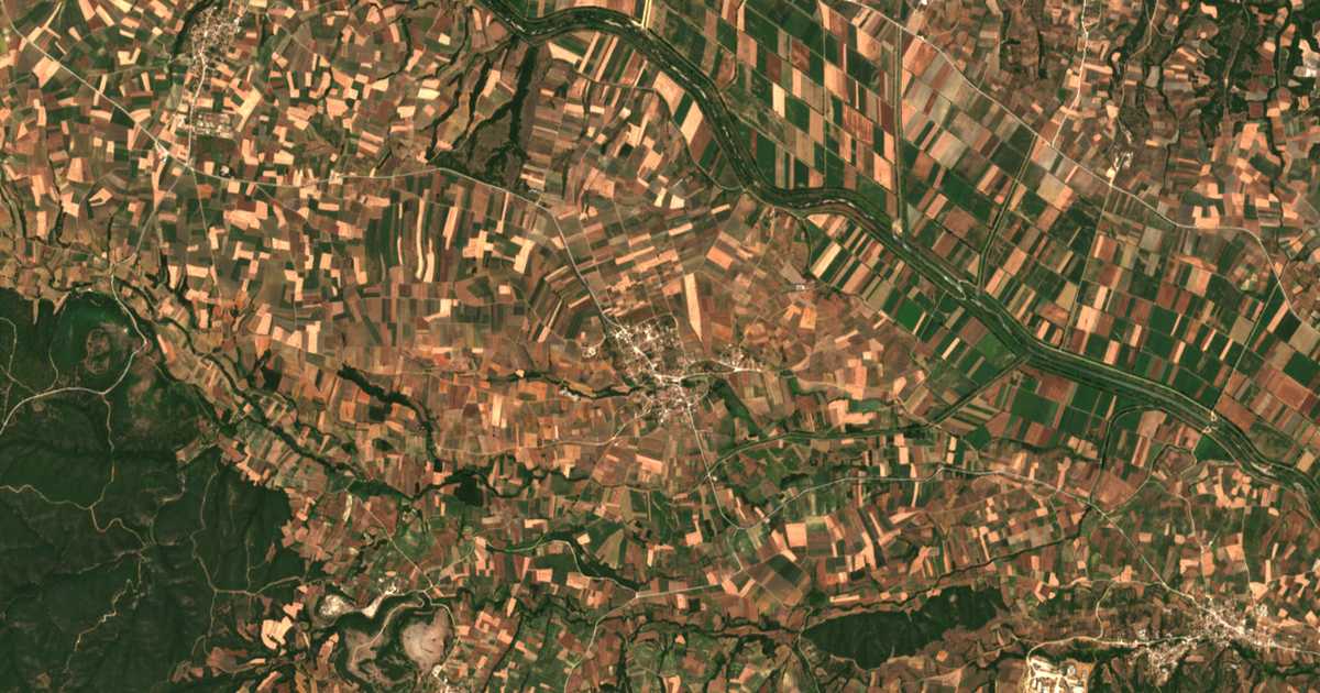 Сателитска карта на Kyaní