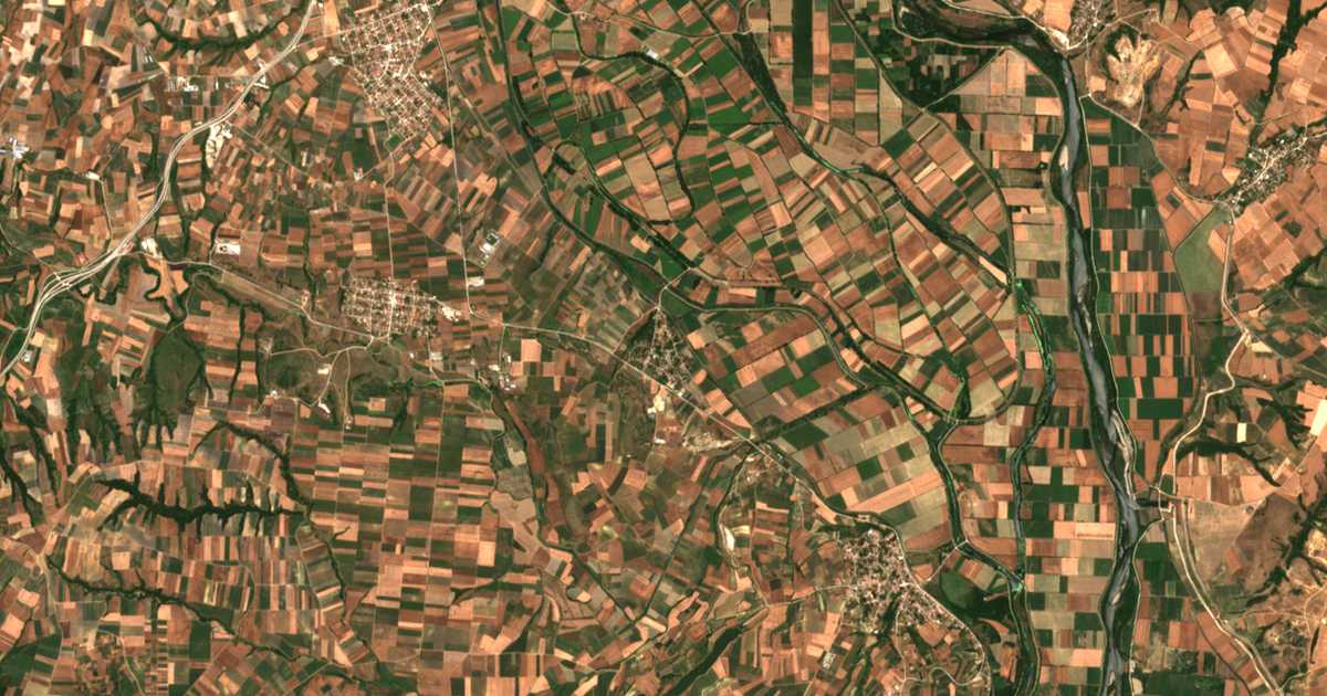 Сателитска карта на Rígion