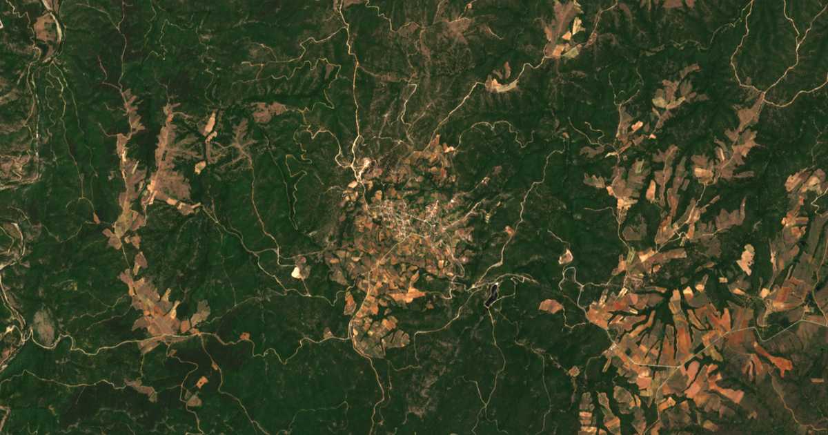 Сателитска карта на Sidiró