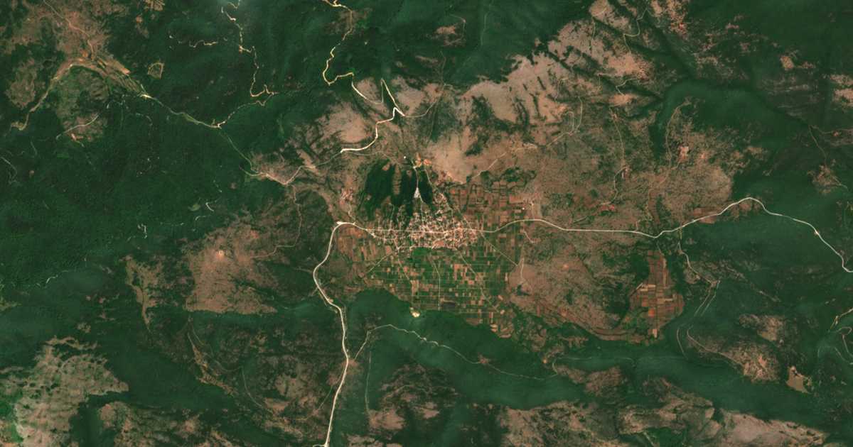 Сателитска карта на Lekáni