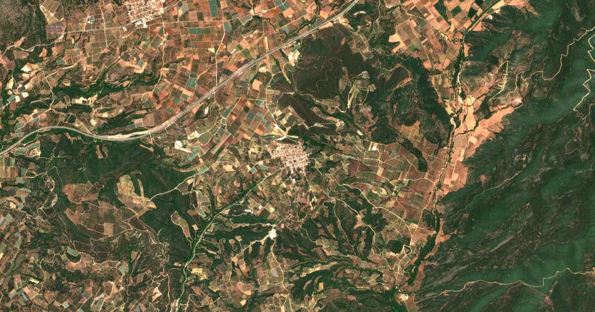 Сателитска карта на Боблен