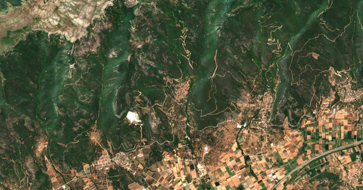 Сателитска карта на Кусороб