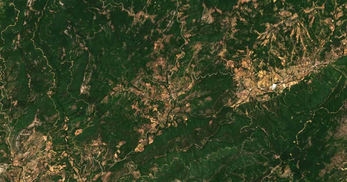 Сателитска карта на Draniá