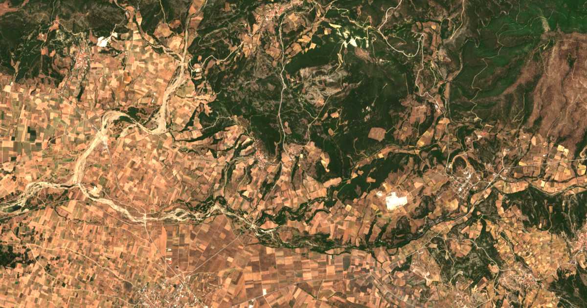 Сателитска карта на Nikitaí