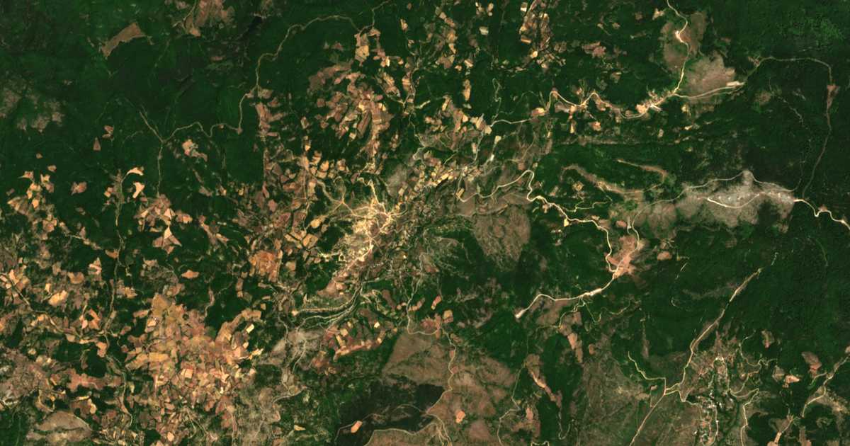 Сателитска карта на Vyrsíni