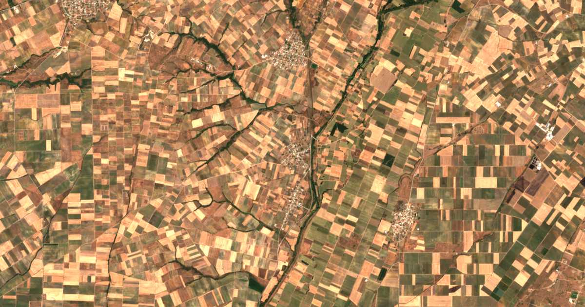 Сателитска карта на Méga Kranovoúnion