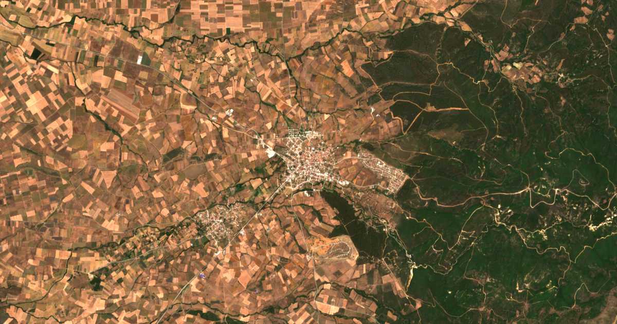 Сателитска карта на Шапчи