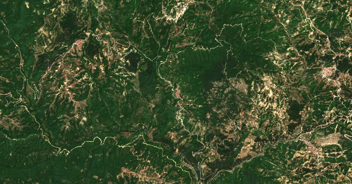 Сателитска карта на Kýknos