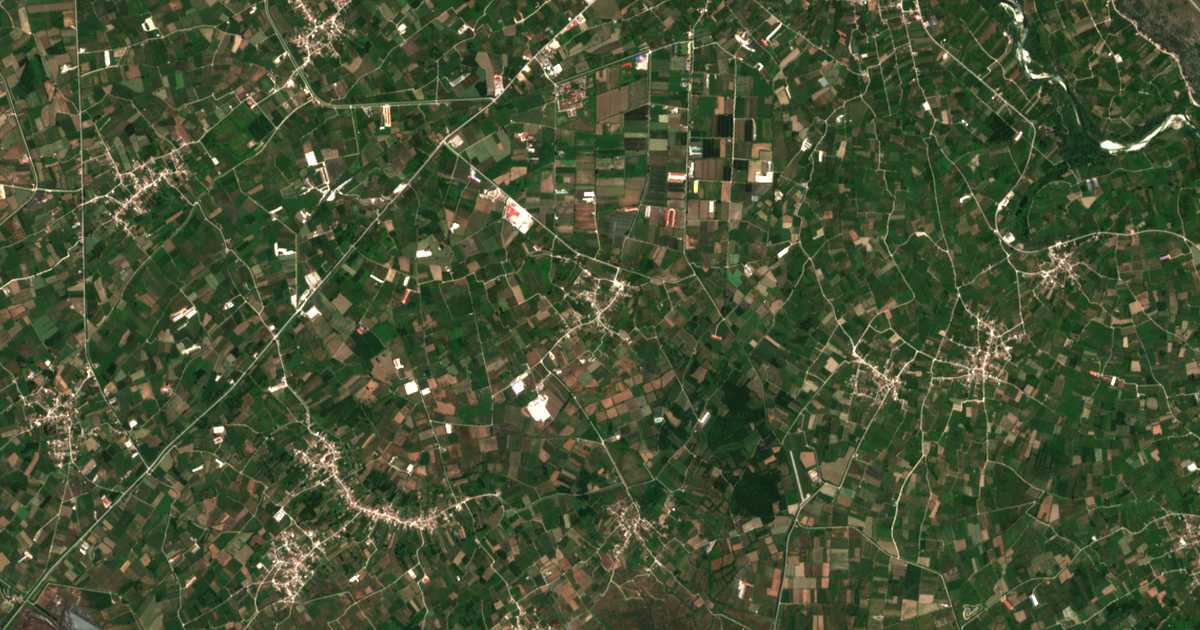Сателитска карта на Gavriá