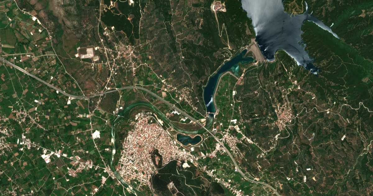 Сателитска карта на Vlachérna