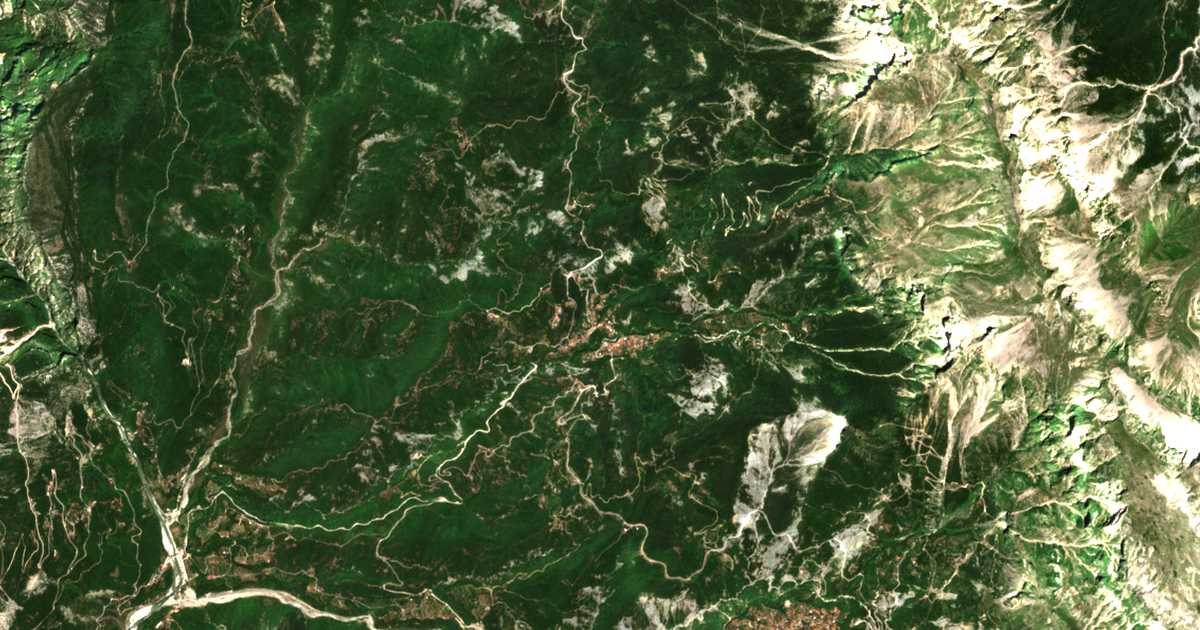 Сателитска карта на Ágnanta