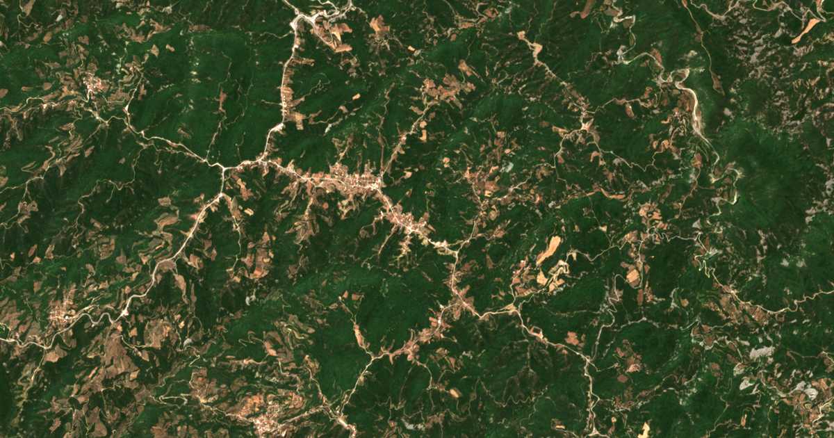 Сателитска карта на Panagiá