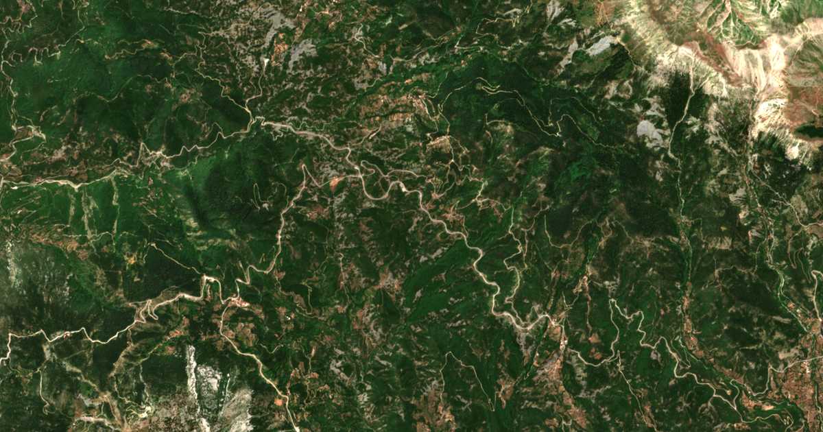 Сателитска карта на Stavrovrýsi