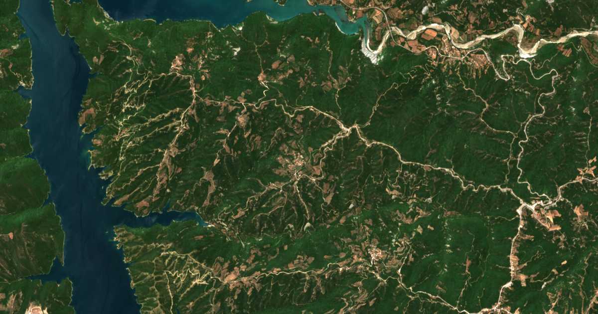 Сателитска карта на Markiniáda