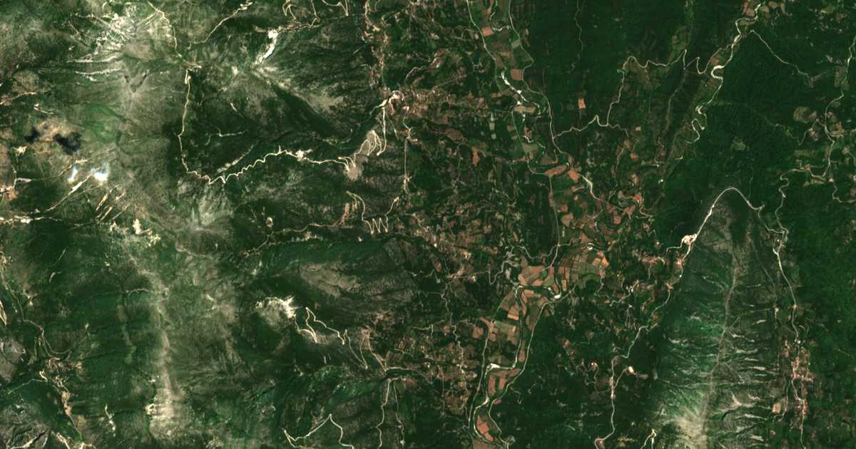 Сателитска карта на Alepochórion