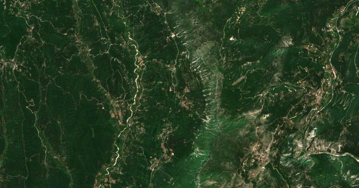 Сателитска карта на Georgánoi
