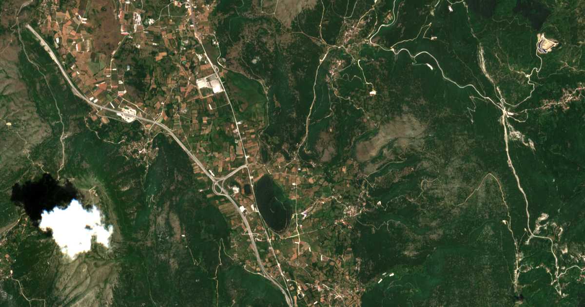 Сателитска карта на Molyvadiá