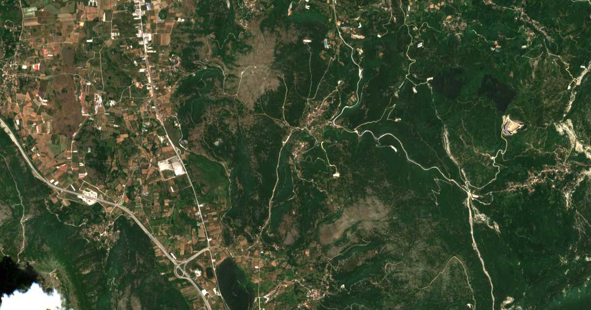Сателитска карта на Servianá