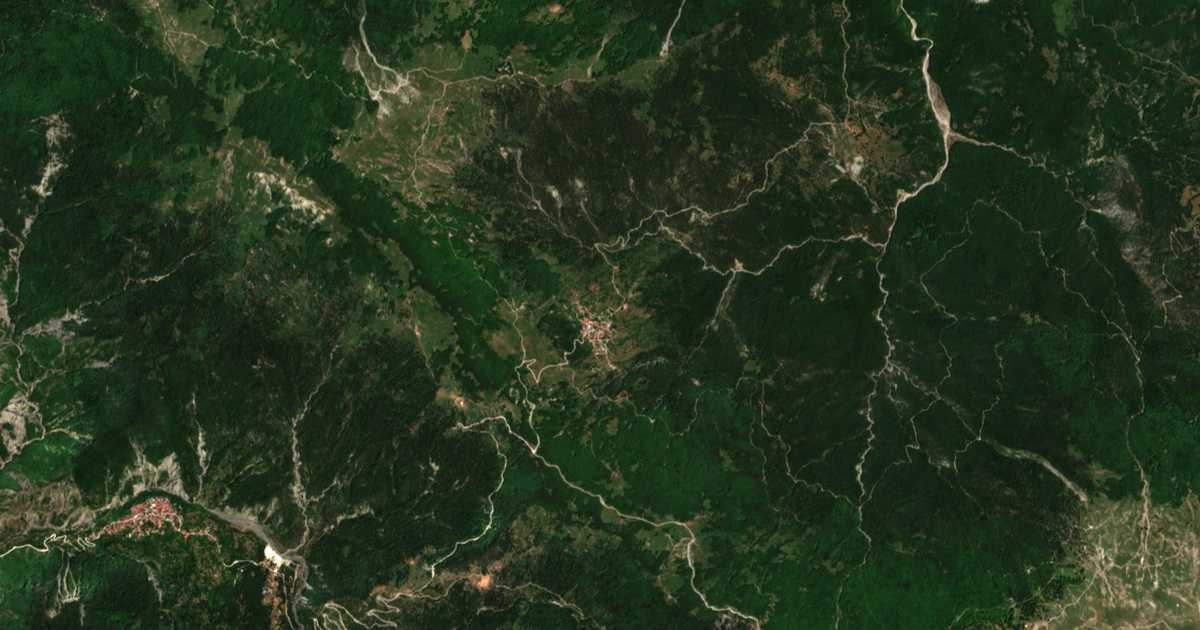 Сателитска карта на Фурка