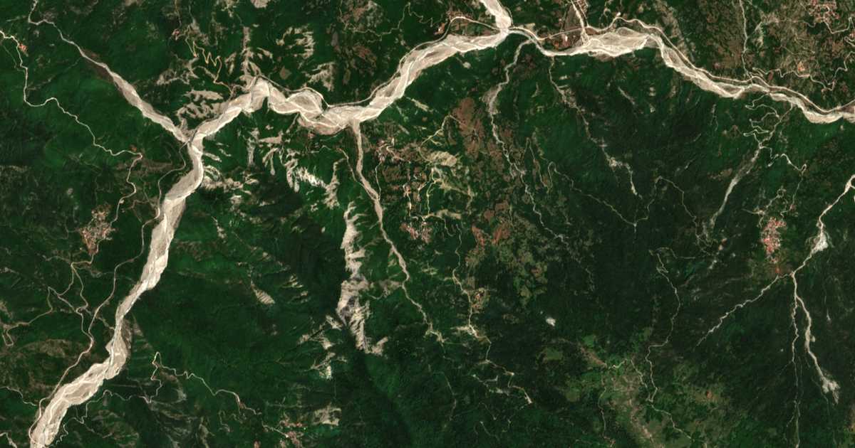 Сателитска карта на Близѓани