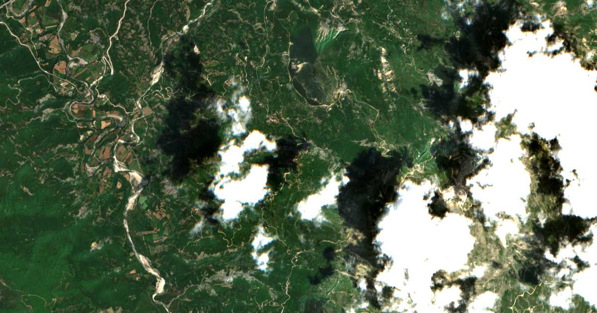Сателитска карта на Големо Готишта