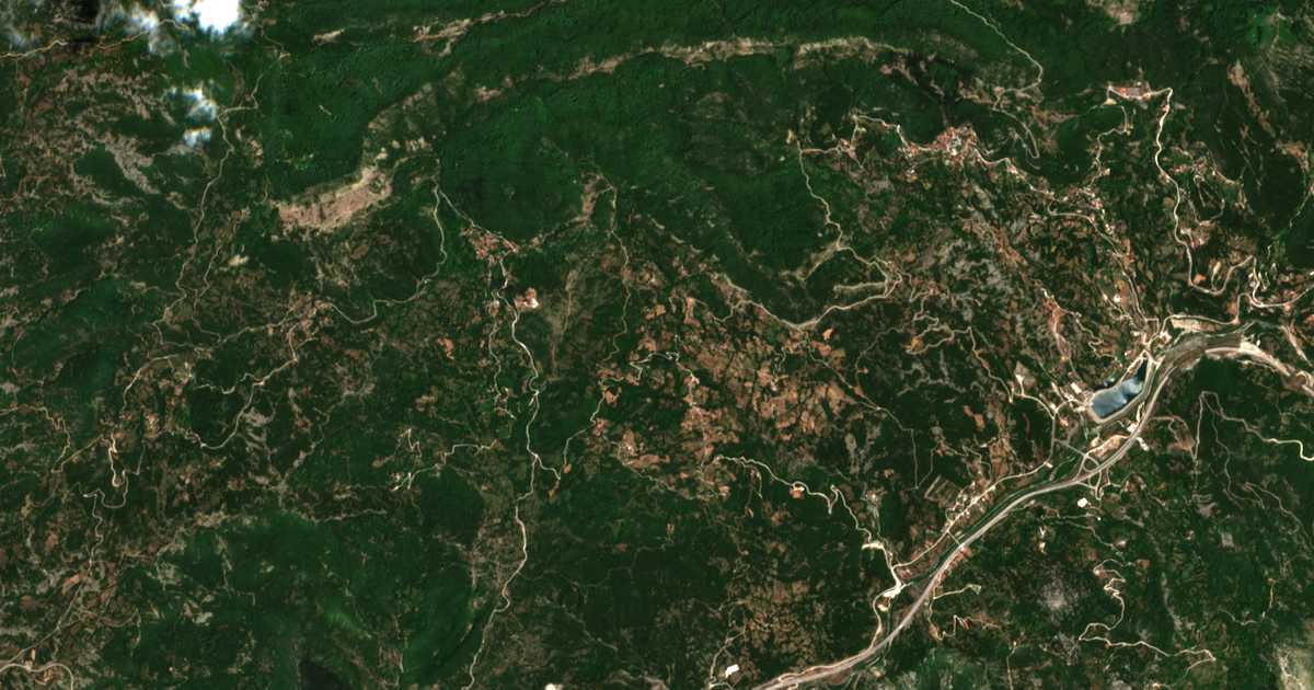 Сателитска карта на Sítsaina