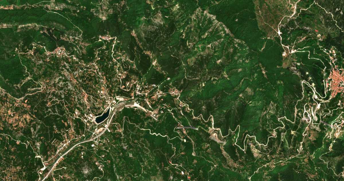 Сателитска карта на Водоноси