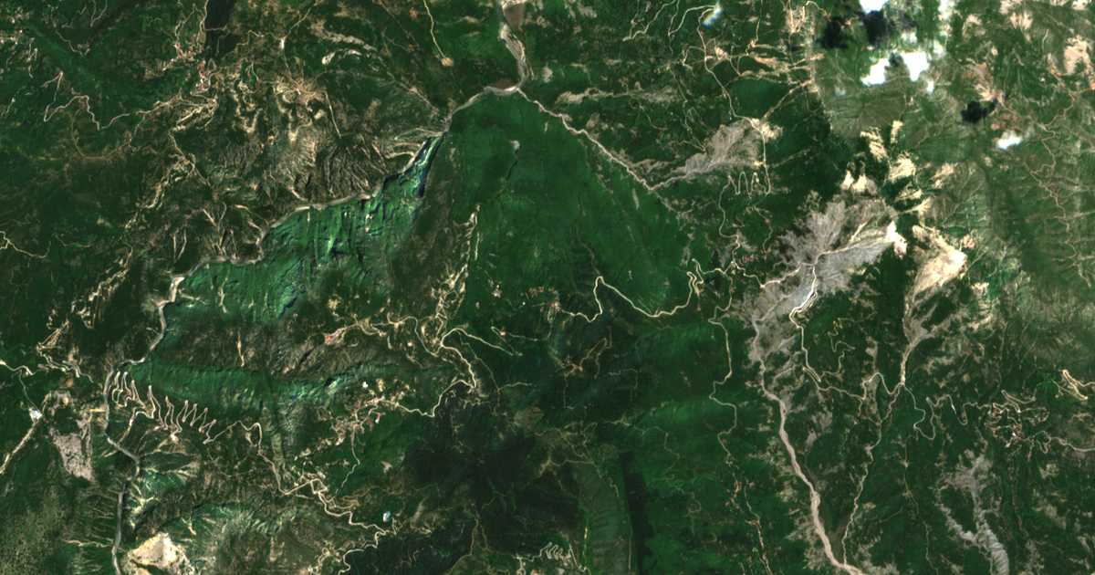 Сателитска карта на Potistiká