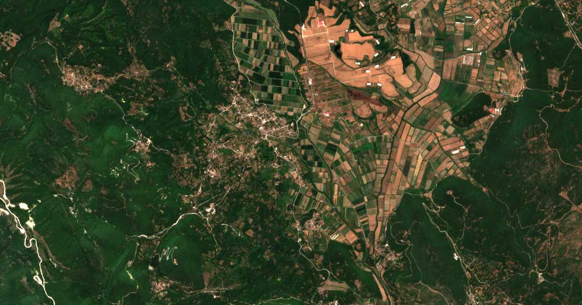 Сателитска карта на Stavrodrómion