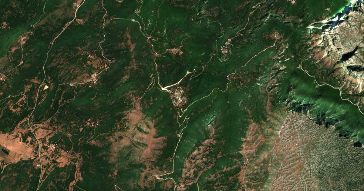 Сателитска карта на Арчишта