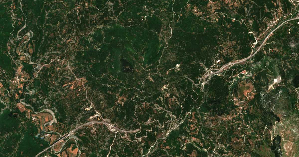 Сателитска карта на Демати