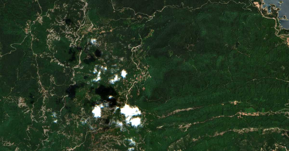 Сателитска карта на Гребеници