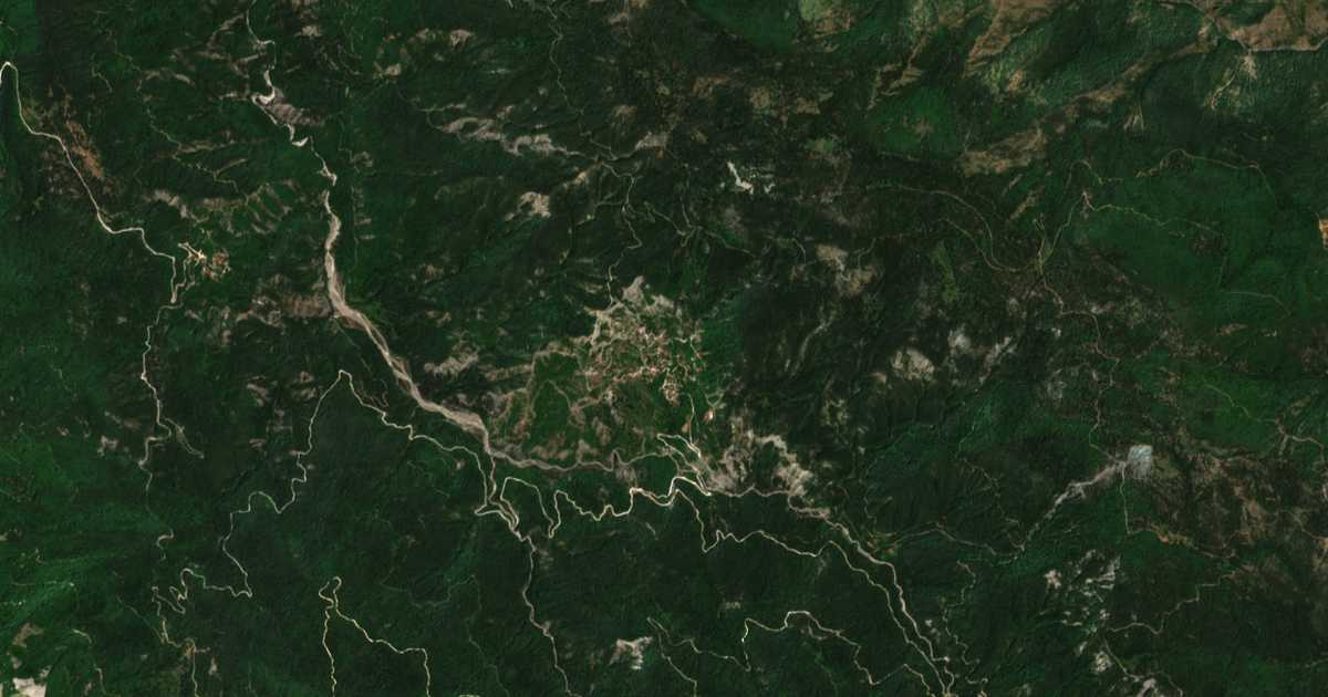 Сателитска карта на Лаишта