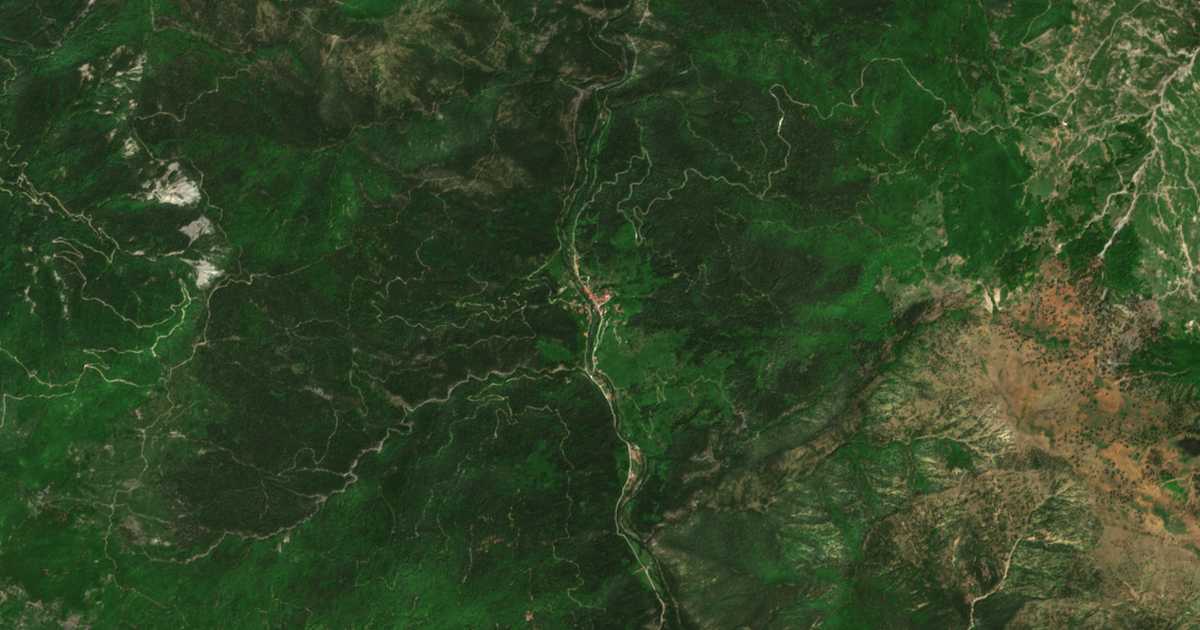 Сателитска карта на Војуша