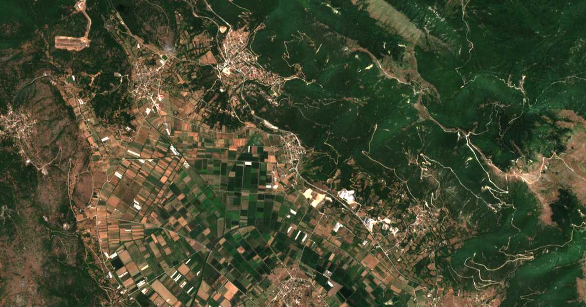 Сателитска карта на Asfáka