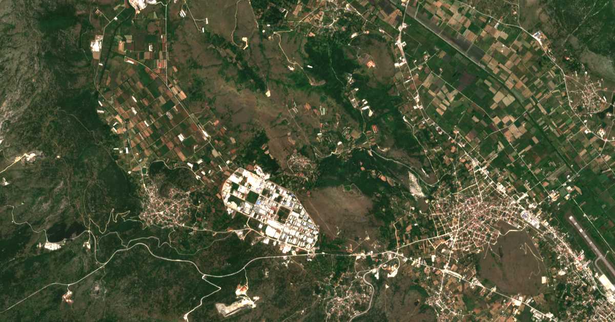 Сателитска карта на Méga Gardíkion
