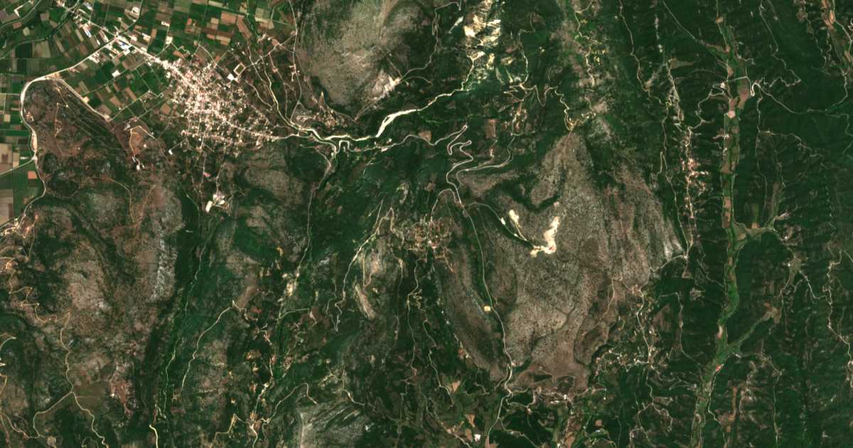 Сателитска карта на Valanidoússa