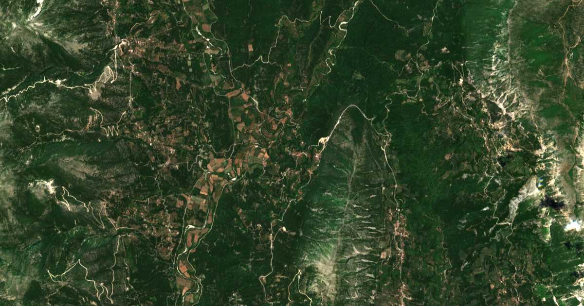 Сателитска карта на Polystáfylon