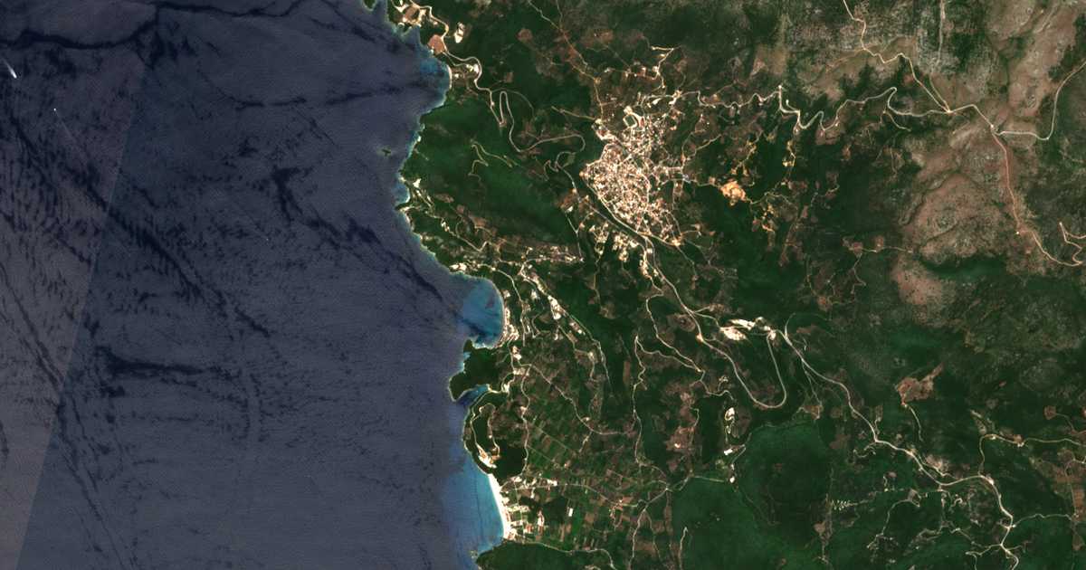 Сателитска карта на Aríllas