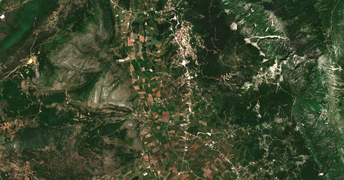 Сателитска карта на Ágios Geórgios