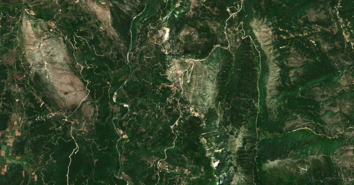 Сателитска карта на Plakotí
