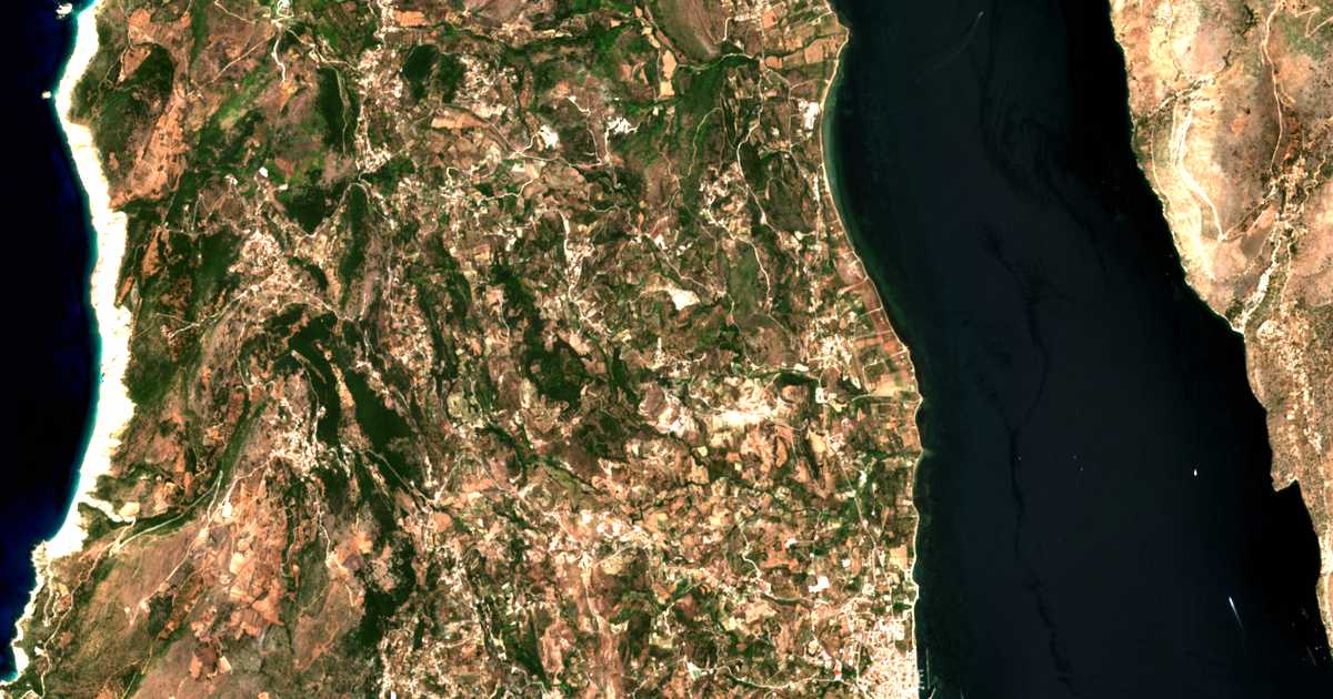 Сателитска карта на Loukeráta