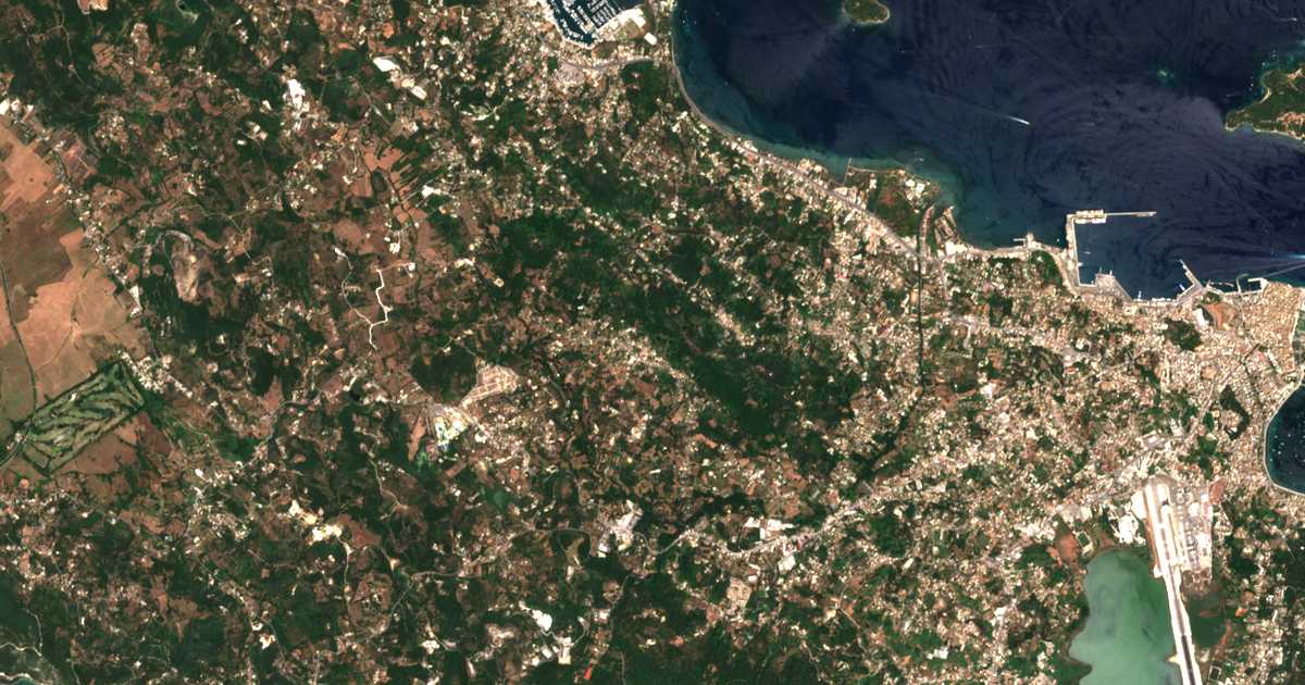 Сателитска карта на Áfra