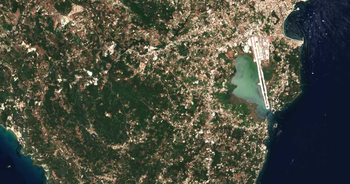 Сателитска карта на Bastoúnion